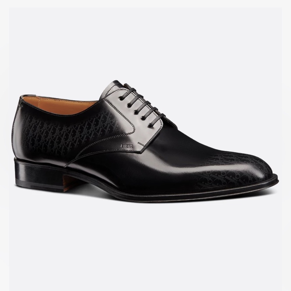 Men's Black Leather Dress Shoes